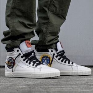 VANS x NASA Sk8-Hi 46 MTE DX 'Space Voyager' High Top Sneaker White Size M6/W7.5